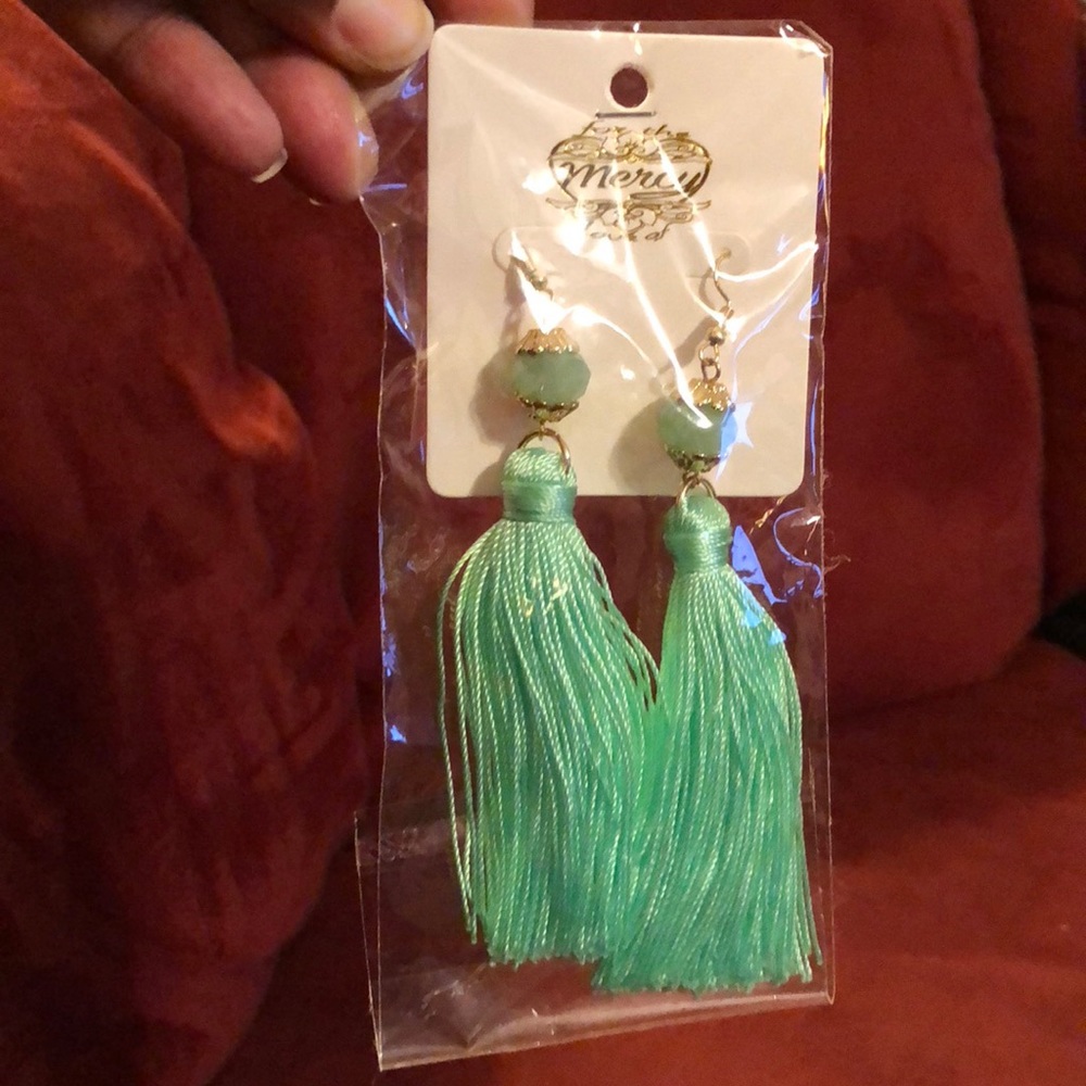 Gold-toned tasseled earrings $4 or 3 for $10